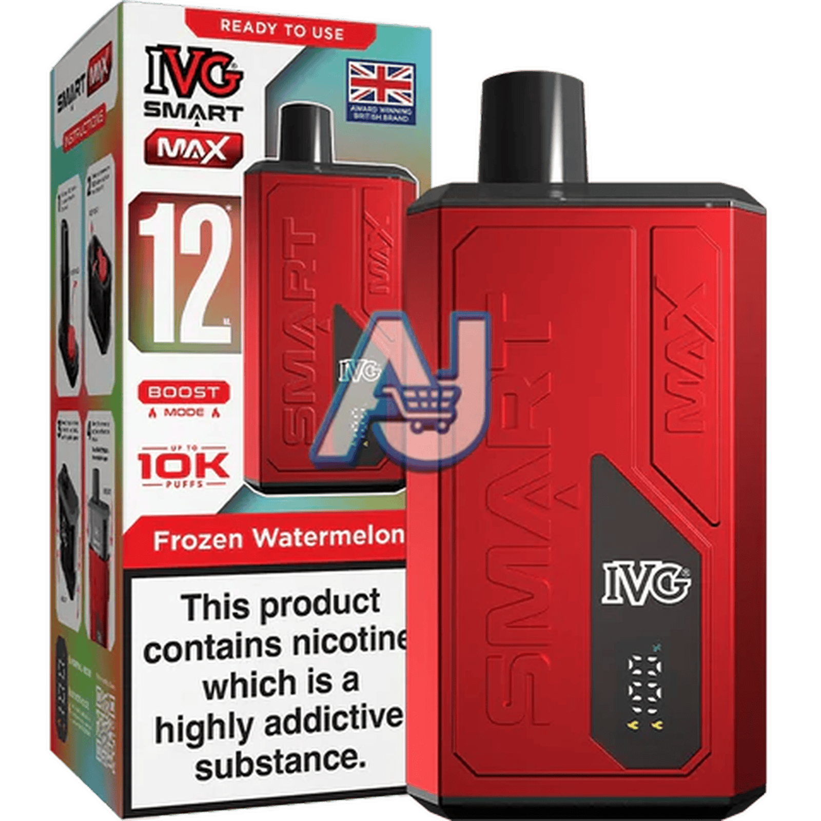 IVG Smart Max Prefilled Pod Kit, Frozen Watermelon Flavor