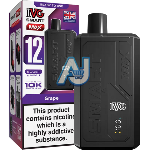 IVG Smart Max Prefilled Pod Kit, Grape Flavor