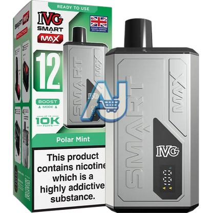 IVG Smart Max Prefilled Pod Kit, Polar Mint Flavor