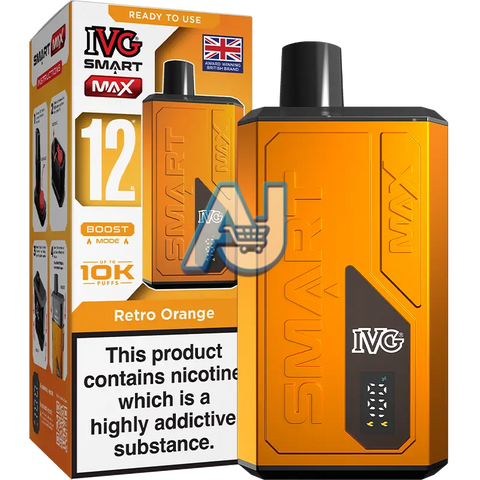 IVG Smart Max Prefilled Pod Kit, Retro Orange Flavor