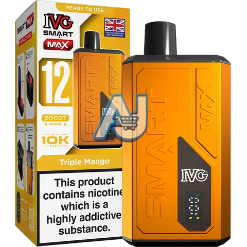 IVG Smart Max Prefilled Pod Kit, Triple Mango Flavor