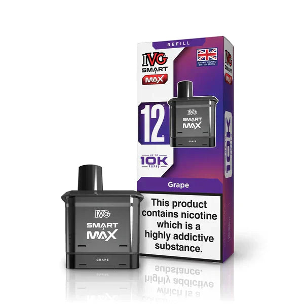 IVG Smart Max 12K Prefilled Replacement Pods - Box of 5