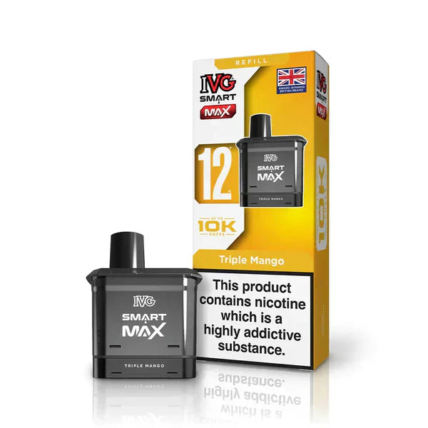 IVG Smart Max 12K Prefilled Replacement Pods - Box of 5
