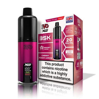 IVG XL 35K Puff Prefilled Pod Vape Kit Box of 5, Cherry Peach Lemon Flavour