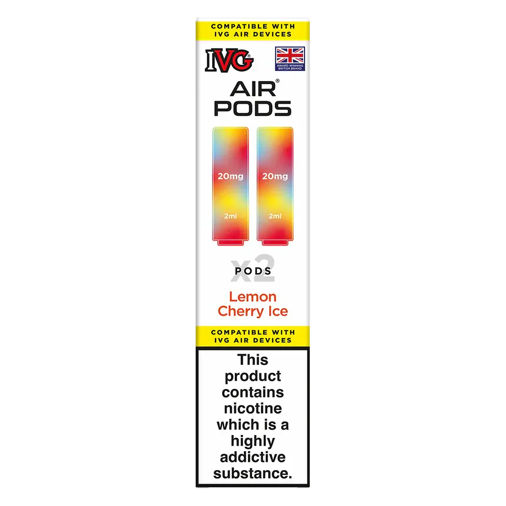 IVG Air Prefilled Pods Lemon Cherry Ice