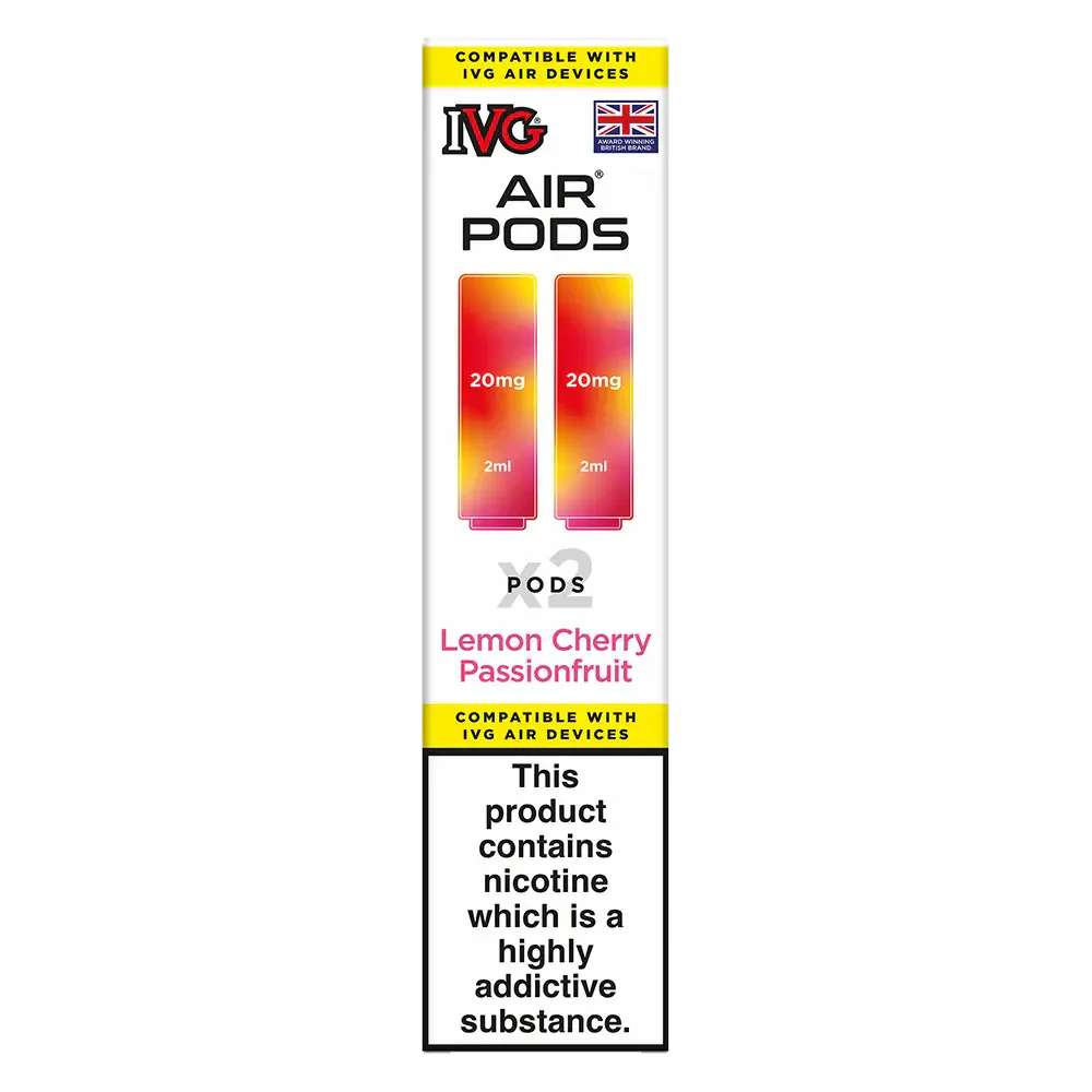 IVG Air Prefilled Pods Lemon Cherry Passionfruit