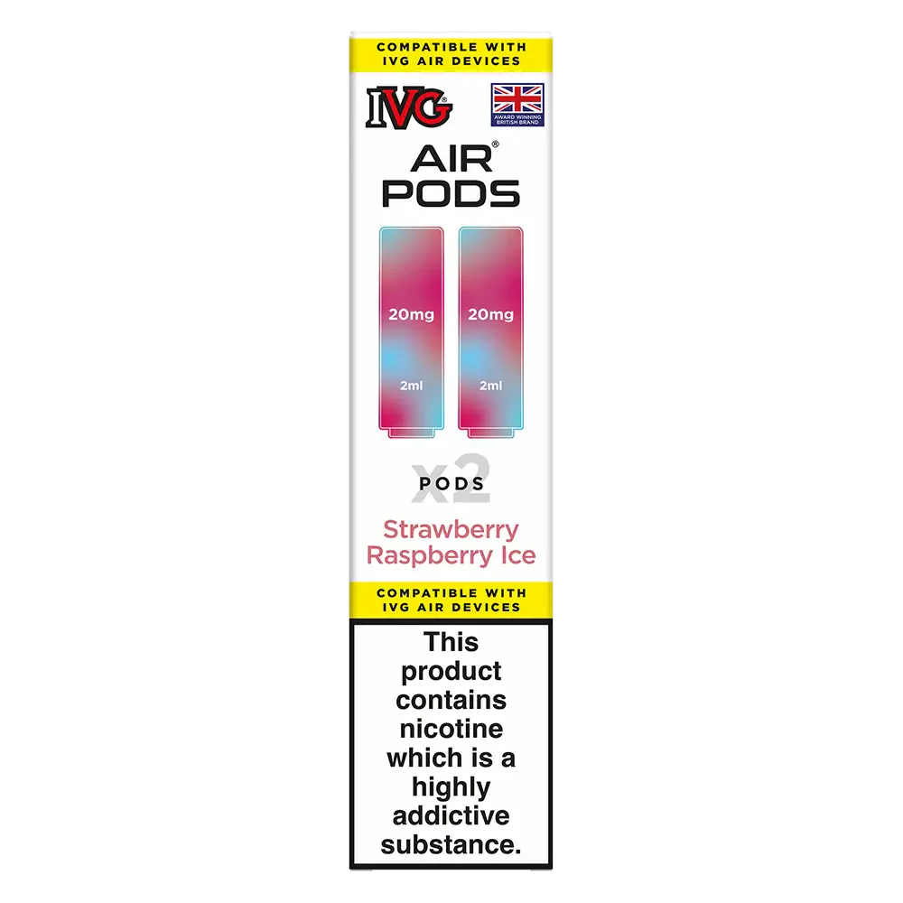 IVG Air Prefilled Pods Strawberry Raspbery Ice
