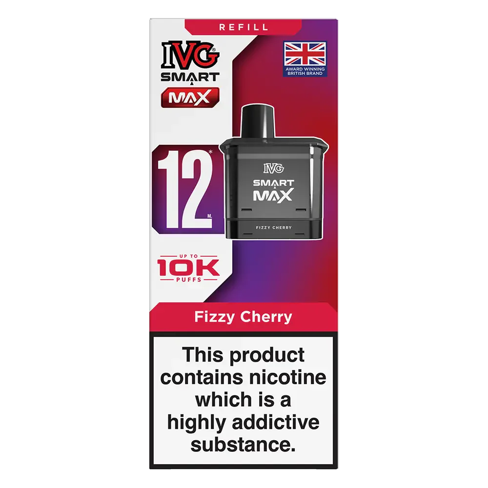 IVG Smart Max Prefilled Pods Fizzy Cherry