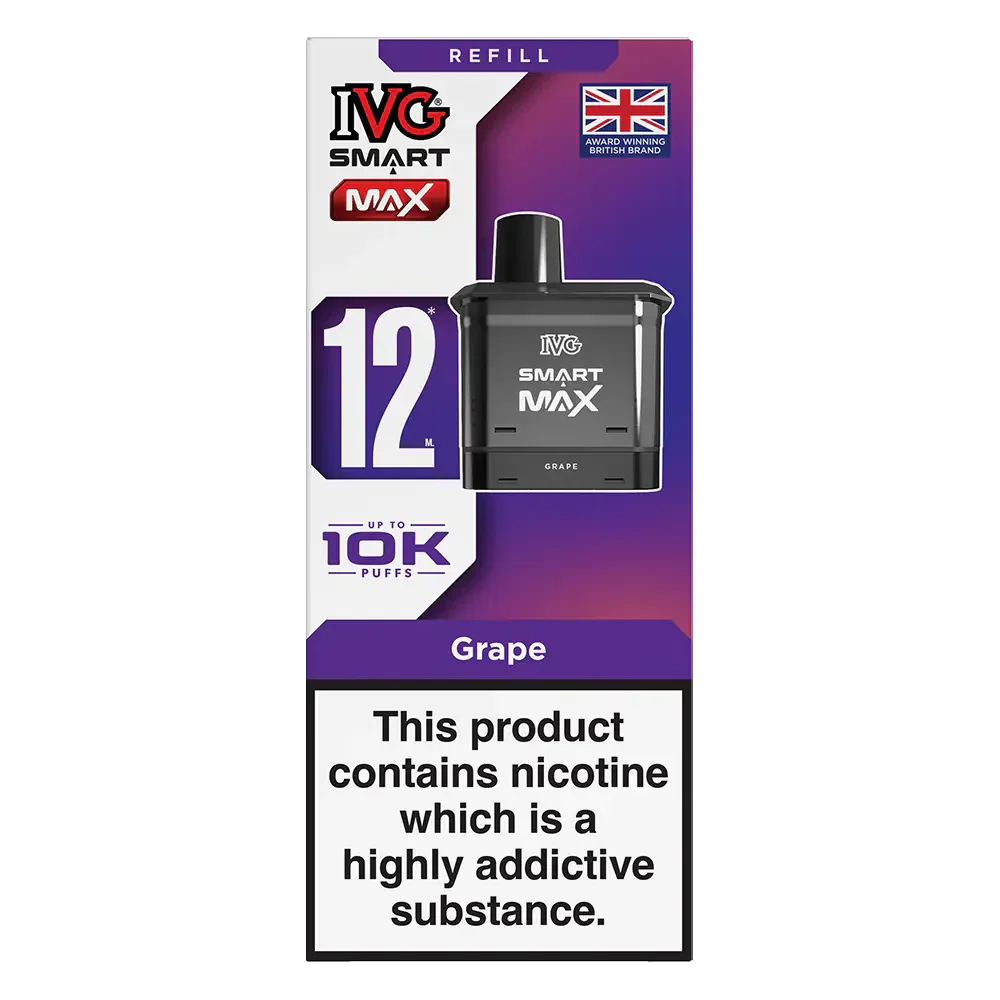 IVG Smart Max Prefilled Pods Grape
