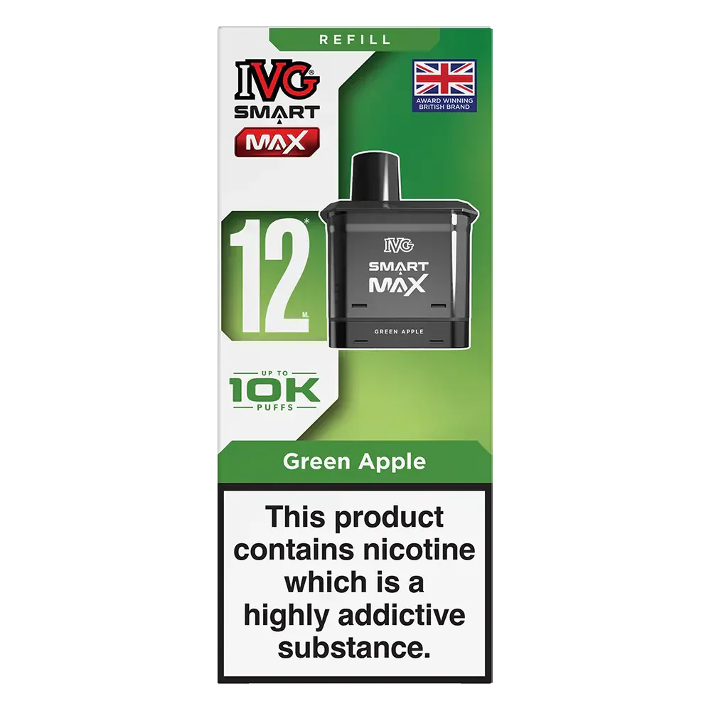 IVG Smart Max Prefilled Pods Green Apple