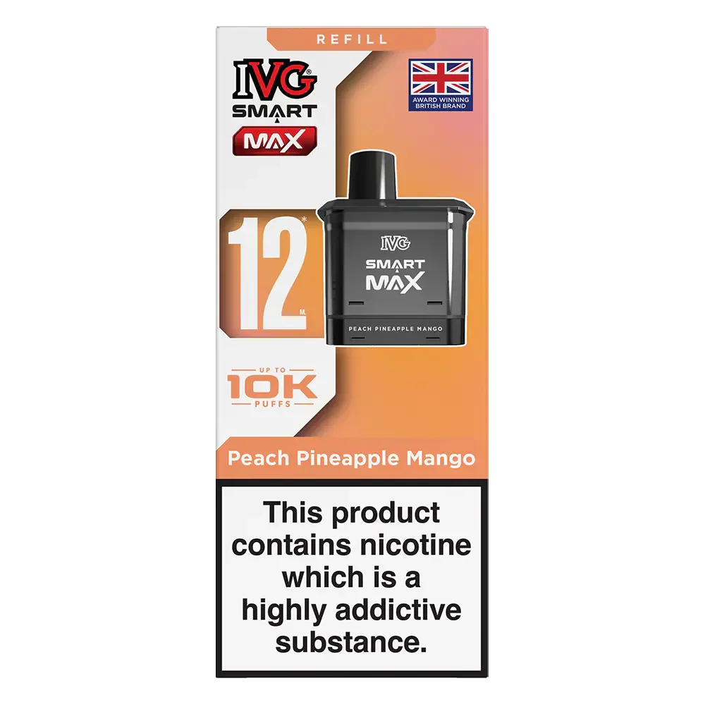 IVG Smart Max Prefilled Pods Peach Pineapple Mango