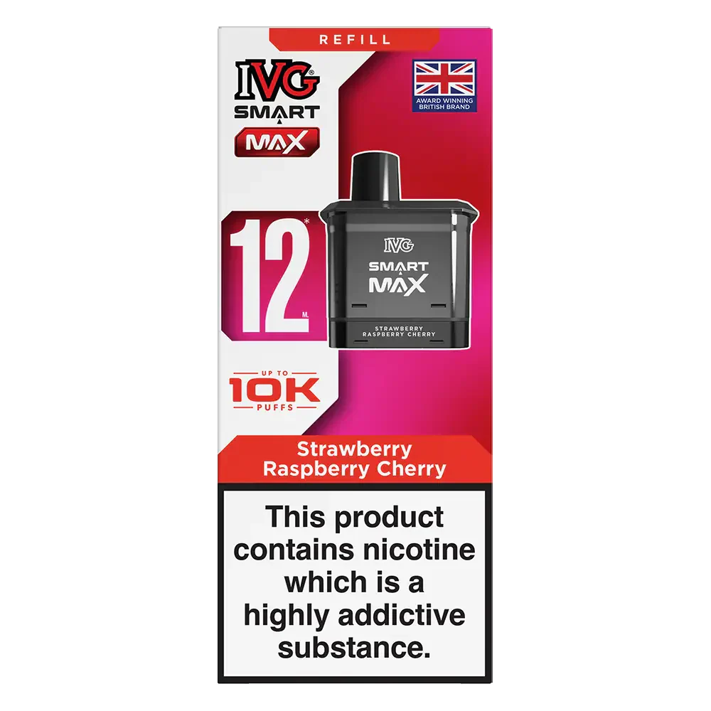 IVG Smart Max Prefilled Pods Strawberry Raspberry Cherry