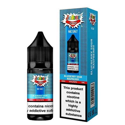 Joker Nic Sall 10ml | Pack of 10 Available In Blueberry Sour Raspberry Flavour 