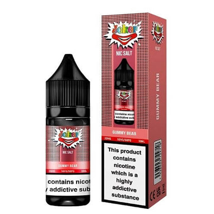 Joker Nic Sall 10ml | Pack of 10 Available In Bummy Bear Flavour 