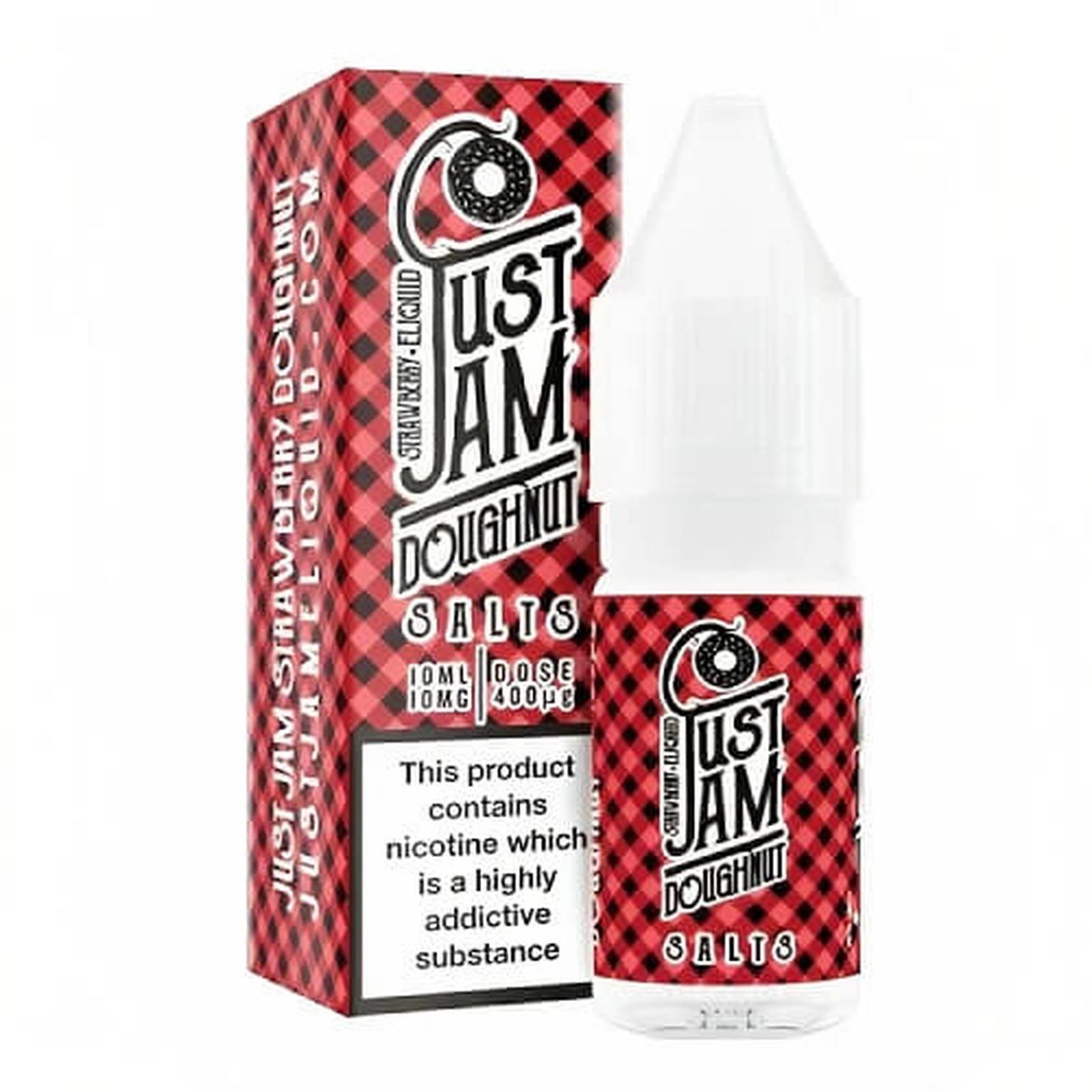 Just Jam Nic Salt 10ML Pack of 10 Available In Strawberry Donut Flavour 