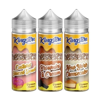 Kingston Desserts 100ml E-liquids - #Simbavapeswholesale#
