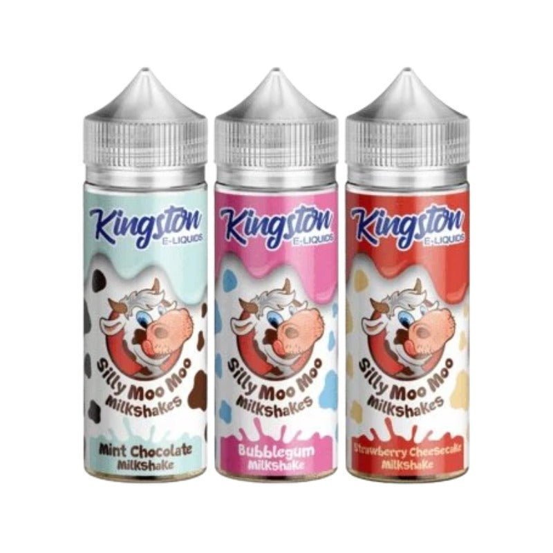Kingston Silly Moo Moo Milkshakes 100ml E-liquids - #Simbavapeswholesale#