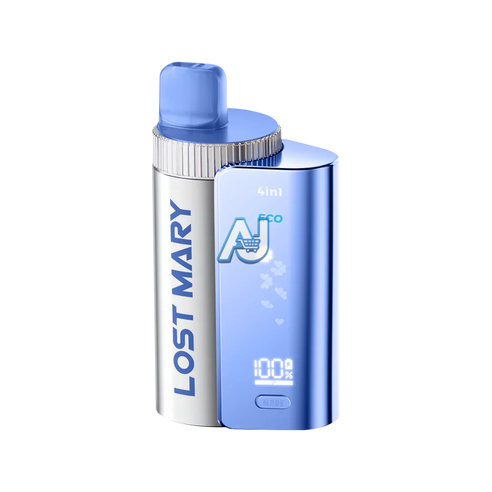Lost Mary 4-in-1 3200 Vape Pod Kit, Blueberry Flavor