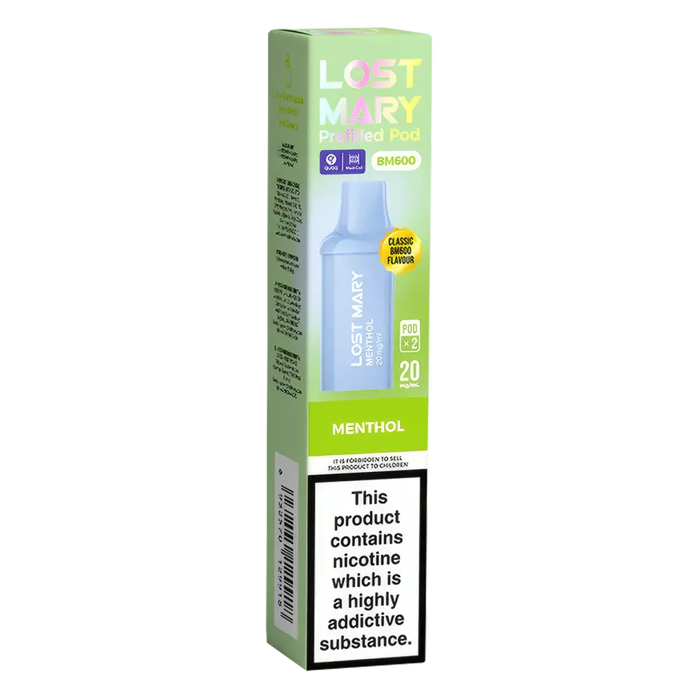 Lost Mary BM600 Prefilled Pods Menthol
