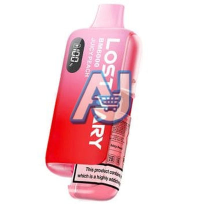 Lost Mary BM6000 Prefilled Pod Vape Kit, Juicy Peach Flavor