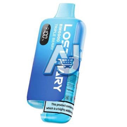 Lost Mary BM6000 Prefilled Pod Vape Kit, Triple Berry Flavor