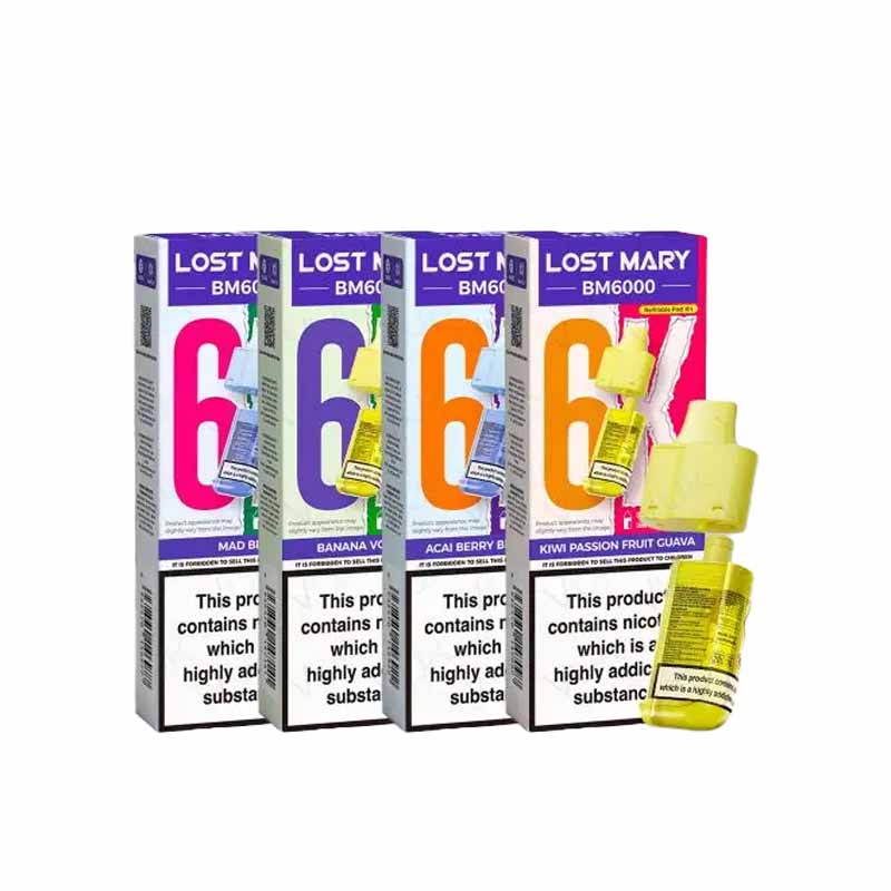Lost Mary BM6000 Prefilled Replacement Pods, Aj Super Store