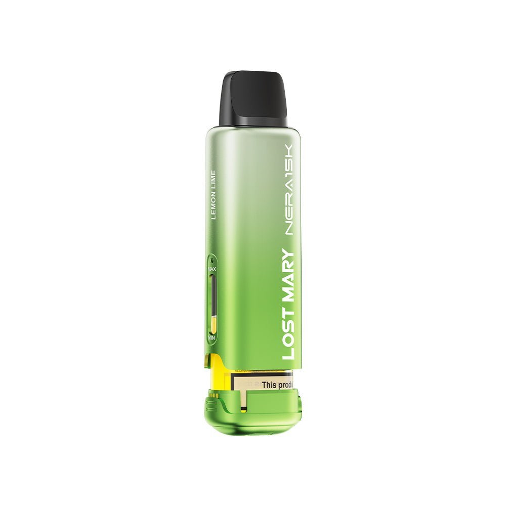  Lost Mary Nera 15K Replacement Pods Box of 5, Lemon Lime Flavour 