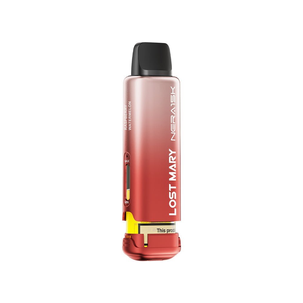  Lost Mary Nera 15K Replacement Pods Box of 5, Raspberry Watermelon Flavour 