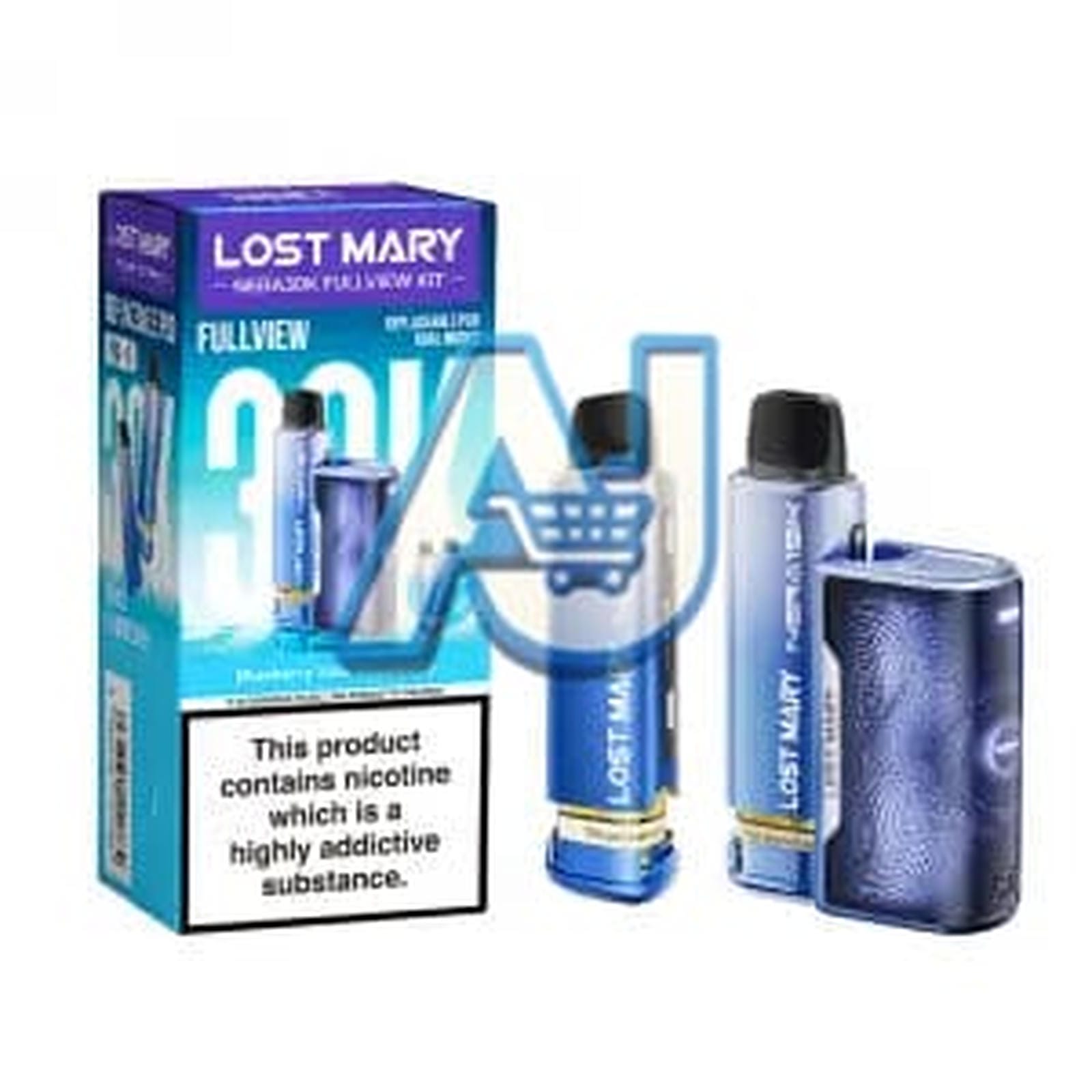 Lost Mary Nera 30K Vape Kit, Blueberry Sour Raspberry Flavor