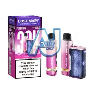 Lost Mary Nera 30K Vape Kit, Strawberry Ice Flavor