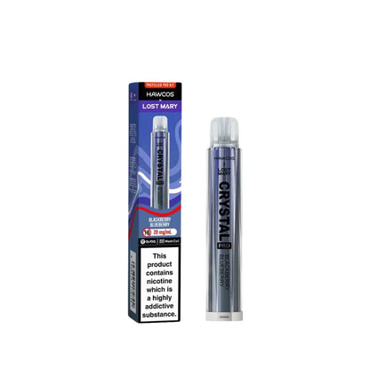 Lost Mary x Hawcos Crystal Pro Blackberry Blueberry 600 Puff Vape Kit