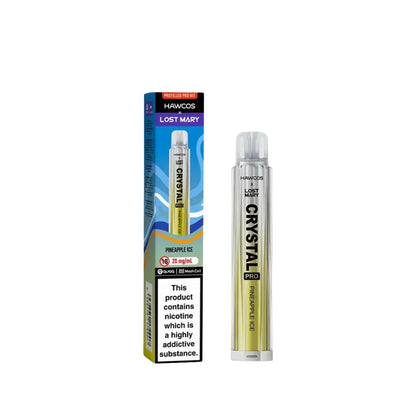Lost Mary x Hawcos Crystal Pro Pineapple Ice 600 Puff Vape Kit