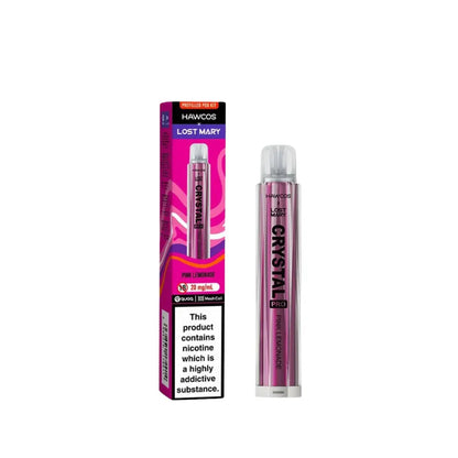 Lost Mary x Hawcos Crystal Pro Pink Lemonade 600 Puff Vape Kit