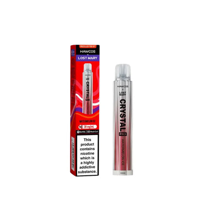 Lost Mary x Hawcos Crystal Pro Watermelon Ice 600 Puff Vape Kit