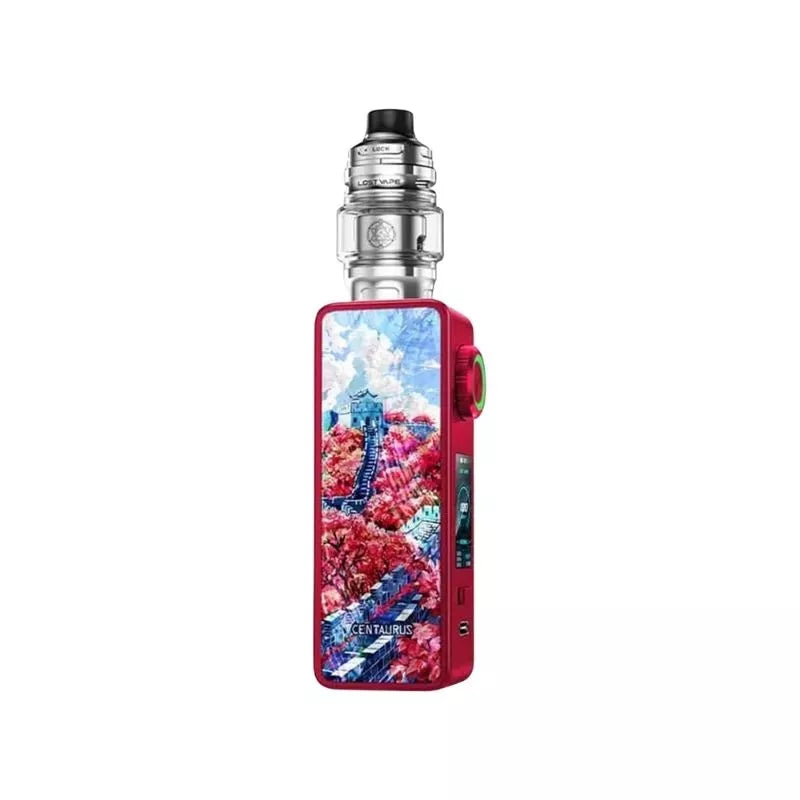 Lost Vape Centaurus M100 Vape Kit in Crimson Wall Colour great for DTL Vaping with 70VG/30PG Shortfill Vape Juices 
