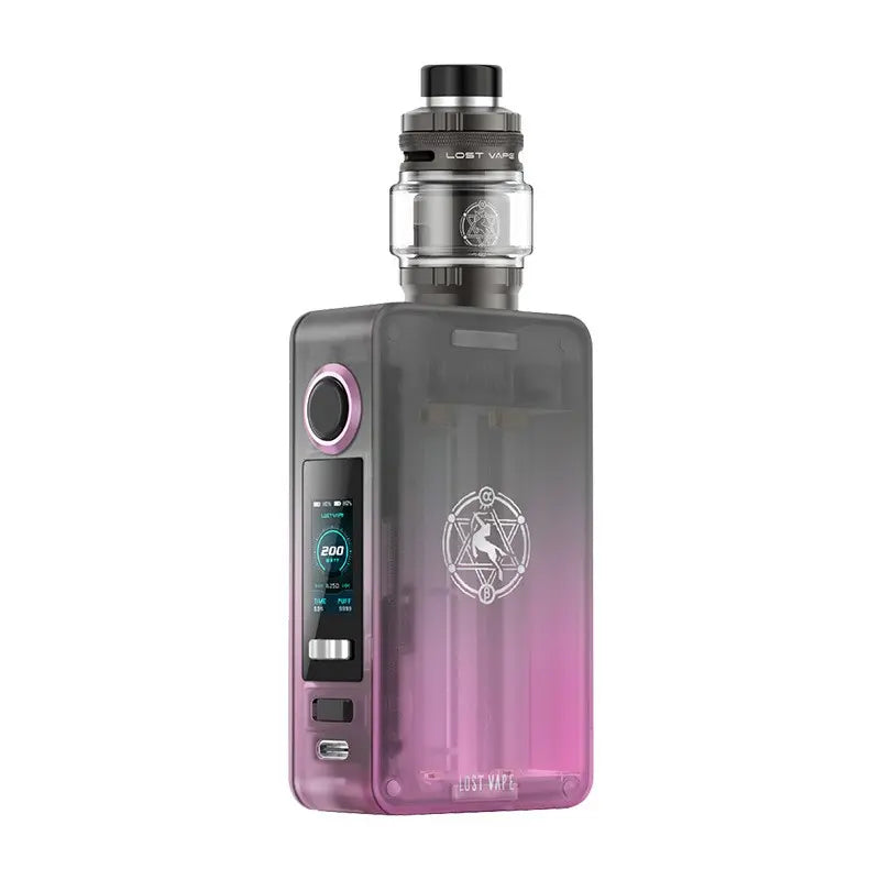 Lost Vape Centaurus N200 kit in Night Sakura, featuring a sleek pink and grey design.