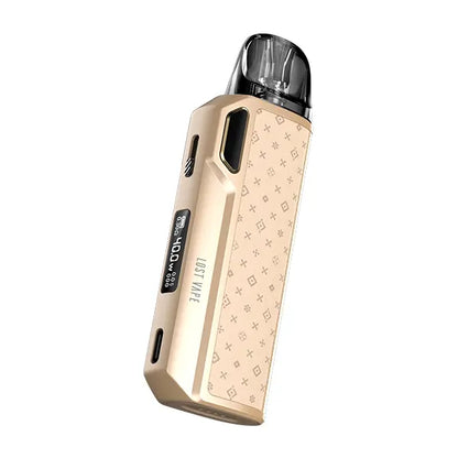 Lost Vape Thelema Elite 40 Pod Kit in beige with a sleek, patterned design.
