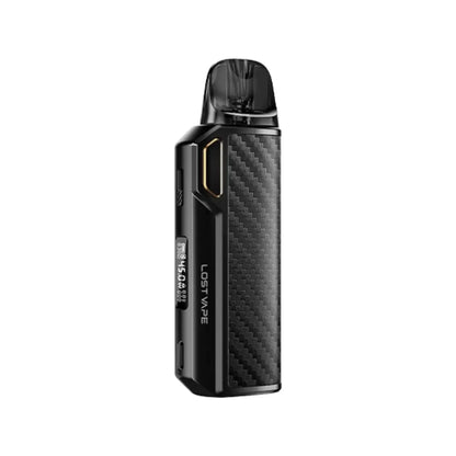 Lost Vape Thelema Elite DM45 Pod Vape Kit in Black Carbon Colour Perfect for Nic Salt e-liquids