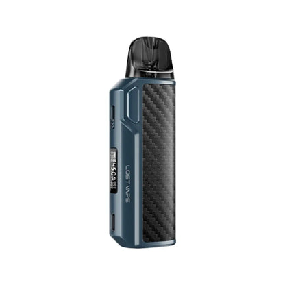 Lost Vape Thelema Elite DM45 Pod Vape Kit in Blue Carbon Colour Perfect for Nic Salt e-liquids