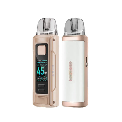 Lost Vape Thelema Nano 1500mAh Pod Kit in Champaign Gold colour with a max wattage of 45 watts perfect for nic salt e-liquids