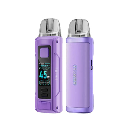 Lost Vape Thelema Nano 1500mAh Pod Kit in lavender violet colour with a max wattage of 45 watts perfect for nic salt e-liquids