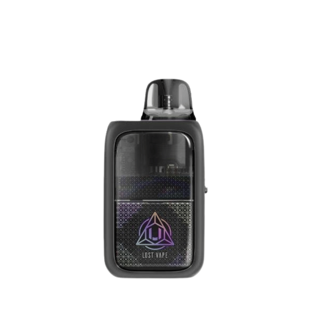 Lost Vape Ursa Epoch Pod Kit with sleek, geometric design and black finish.