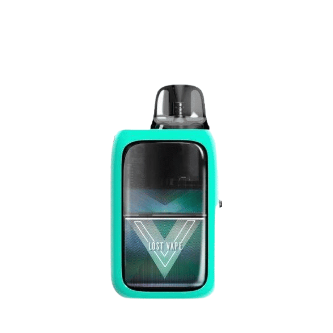 Lost Vape Ursa Epoch Pod Kit in teal, featuring a sleek design with a visible pod.