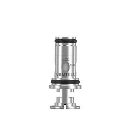 Lost Vape Ursa UB Lite replacement coil, silver, 1.2 ohm, displayed on a white background.