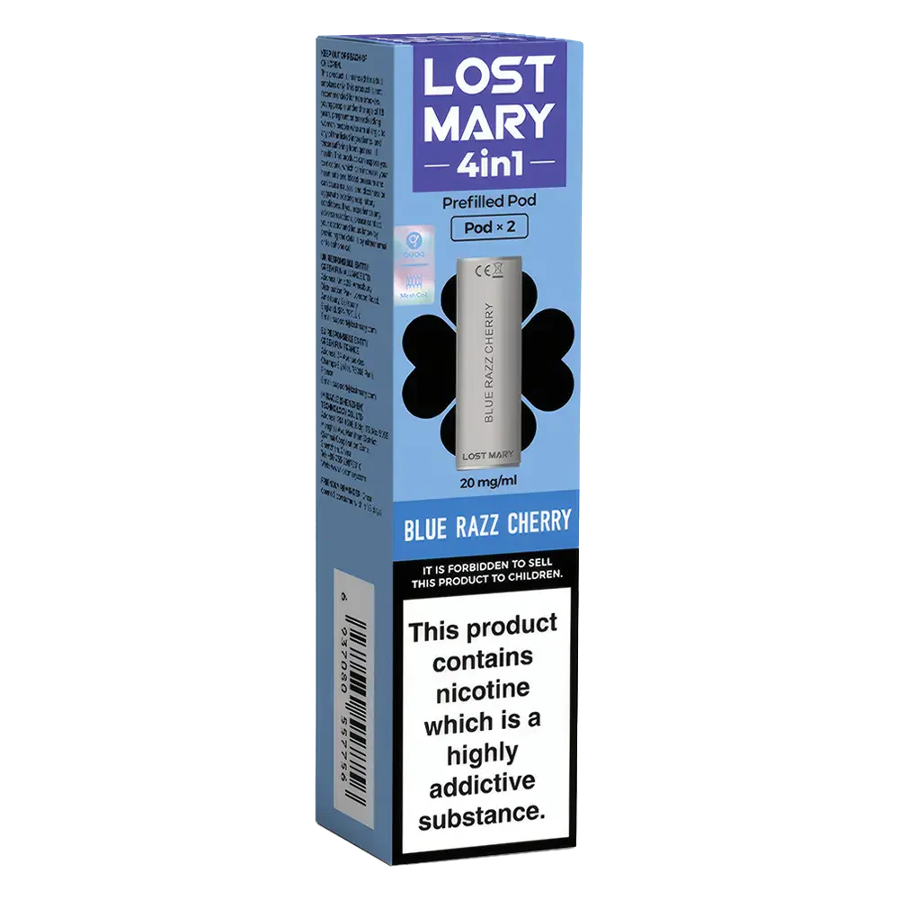 Lost Mary 4in1 Prefilled Pods Blue Razz Cherry