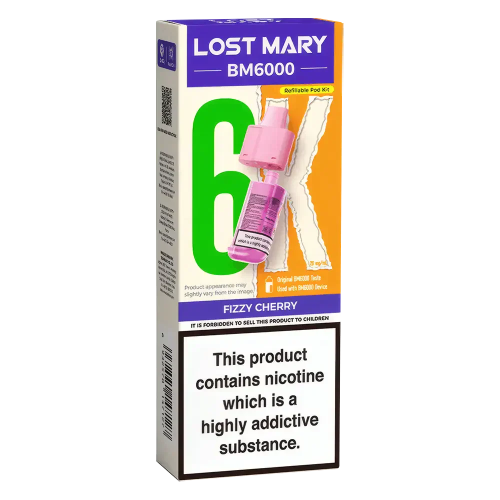 Lost Mary BM6000 Fizzy Cherry Prefilled Pods
