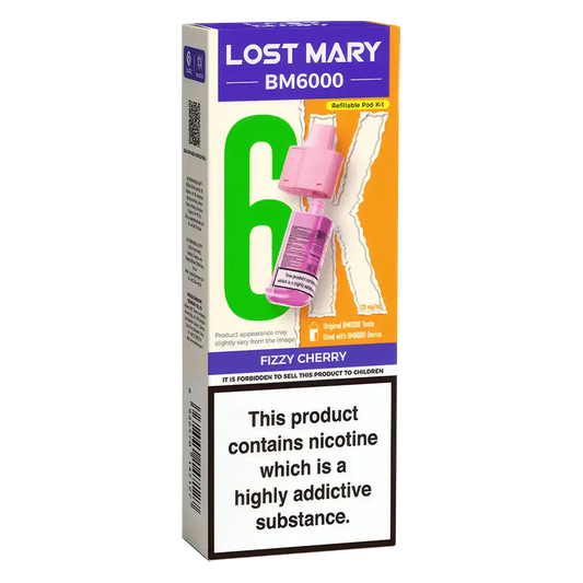 Lost Mary BM6000 Fizzy Cherry Prefilled Pods