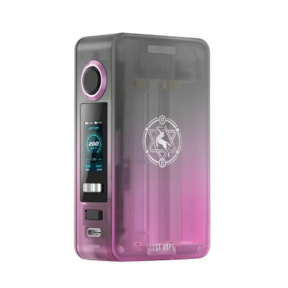 Lost Vape Centaurus N200 Box Mod in Night Sakura, featuring a sleek pink and black design.