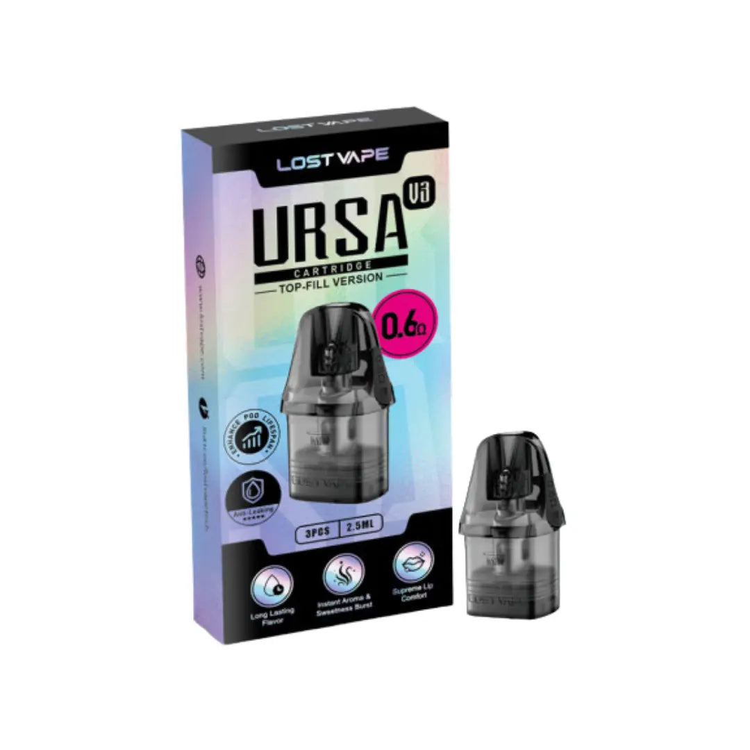 Lost Vape Ursa Nano V3 replacement pod 0.6ohm