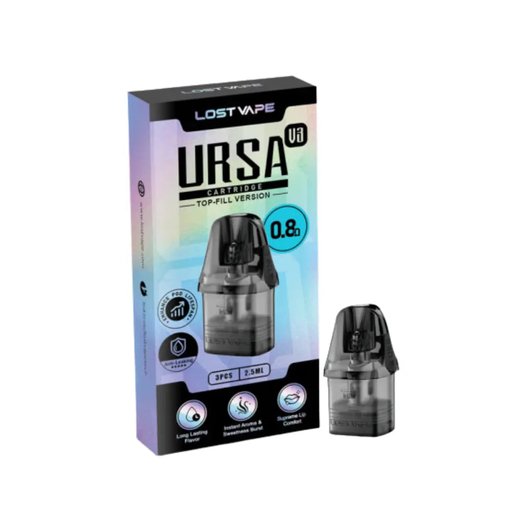 Lost Vape Ursa Nano V3 replacement pod 0.8ohm